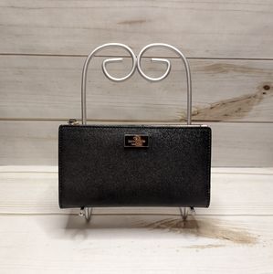 Kate Spade Black Trifold Wallet